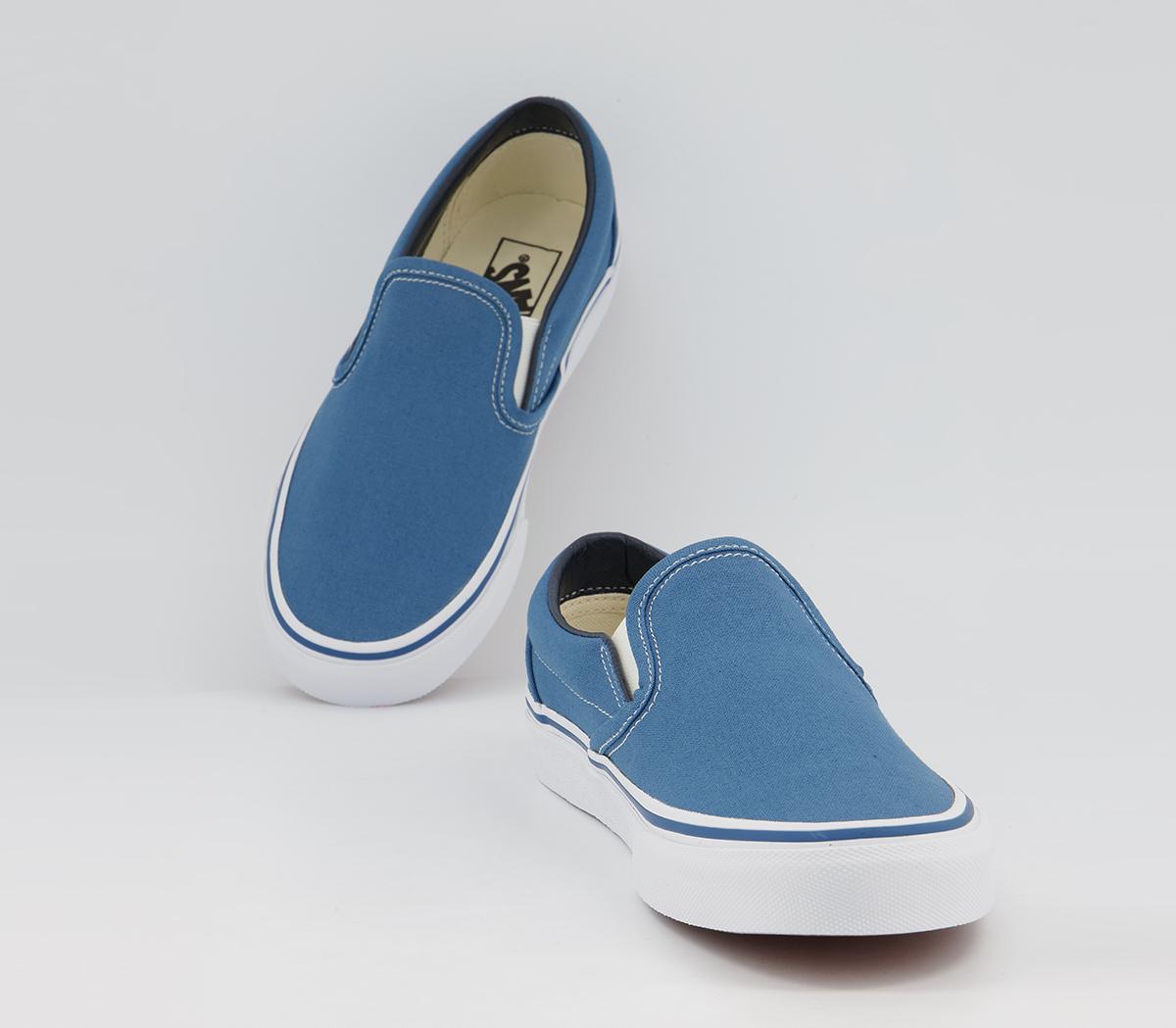 Vans Classic Slip On Trainers Vans Classic Slip On Trainers Navy