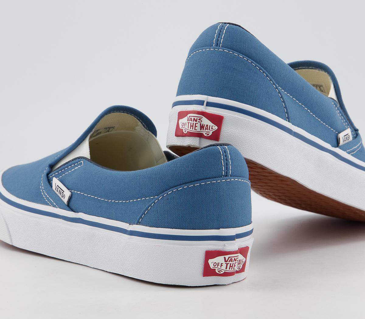 Vans Classic Slip On Trainers Navy - Unisex Sports