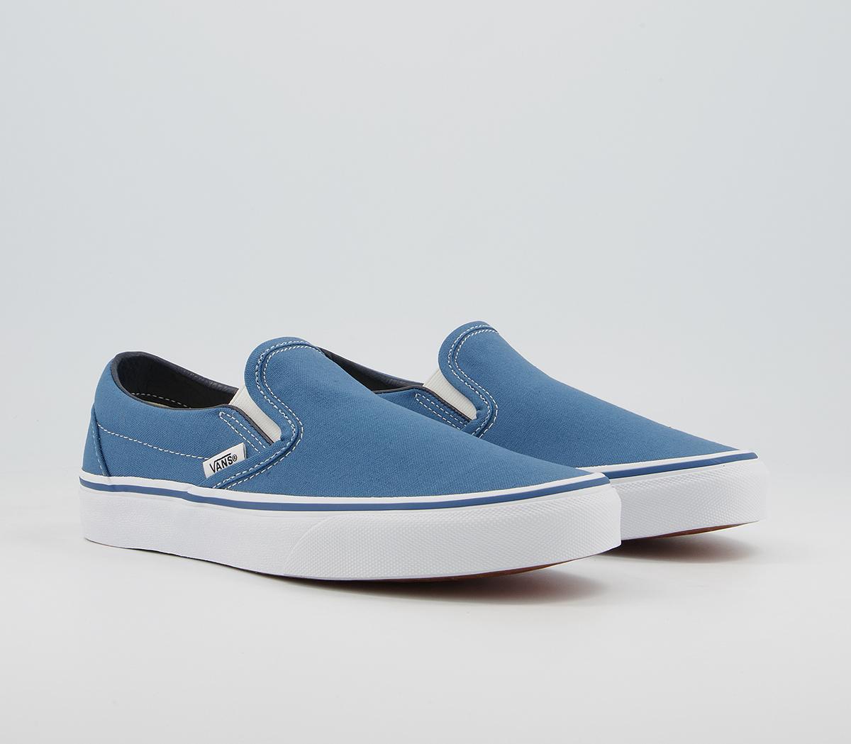 Vans Classic Slip On Trainers Vans Classic Slip On Trainers Navy