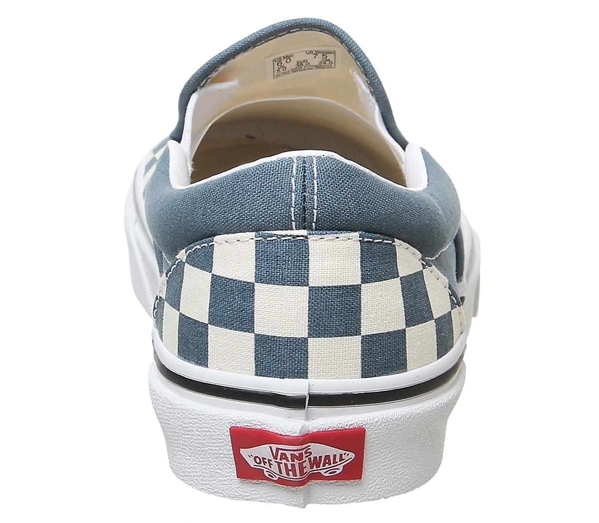 VansVans Classic Slip On TrainersBlue Mirage True White