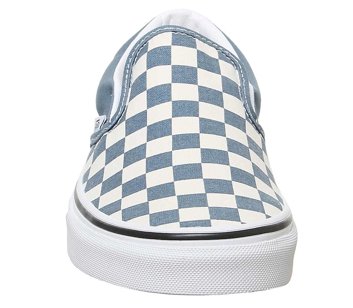 VansVans Classic Slip On TrainersBlue Mirage True White