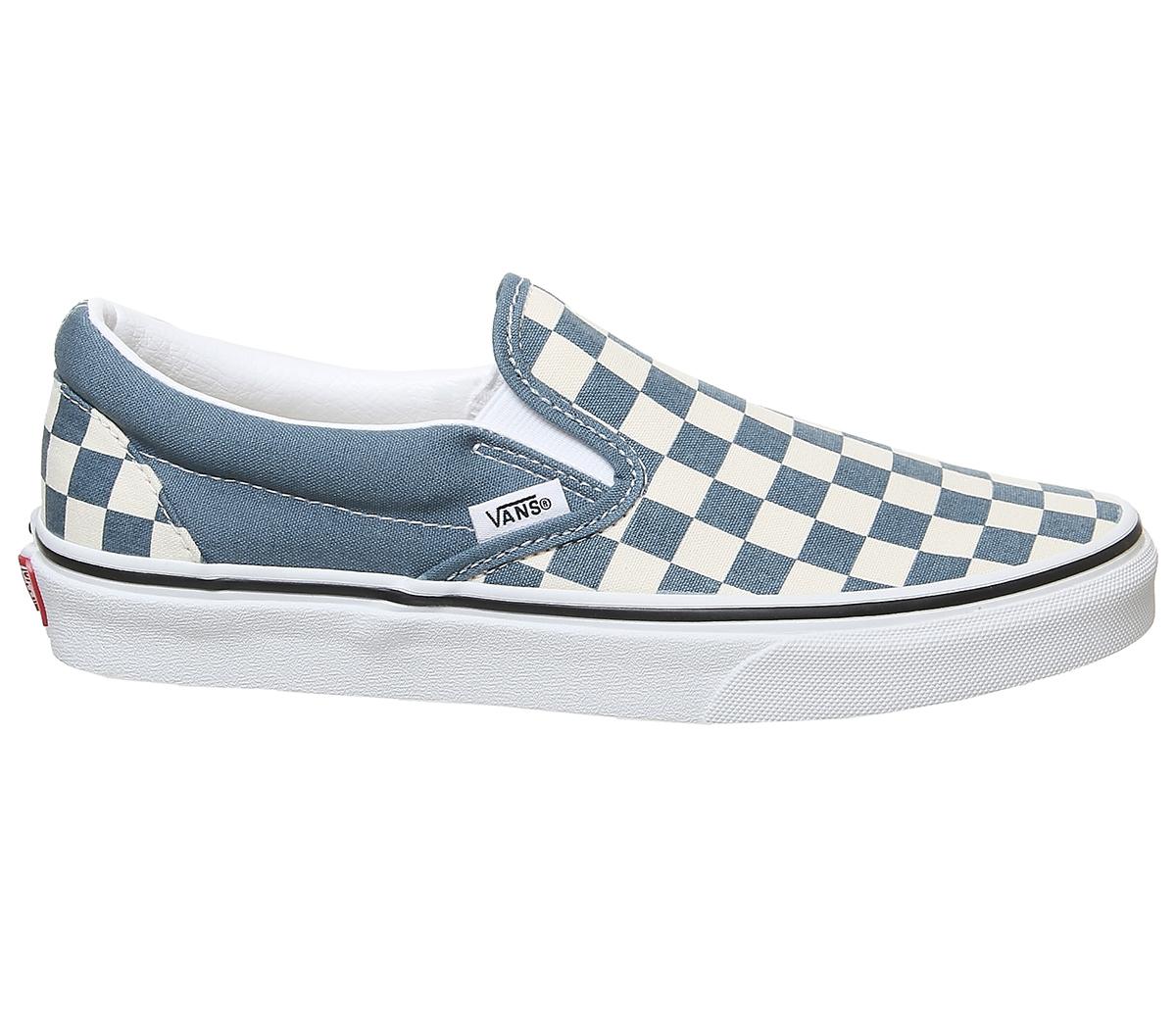 VansVans Classic Slip On TrainersBlue Mirage True White
