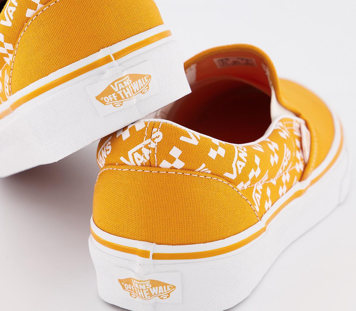 vans slip on jaune