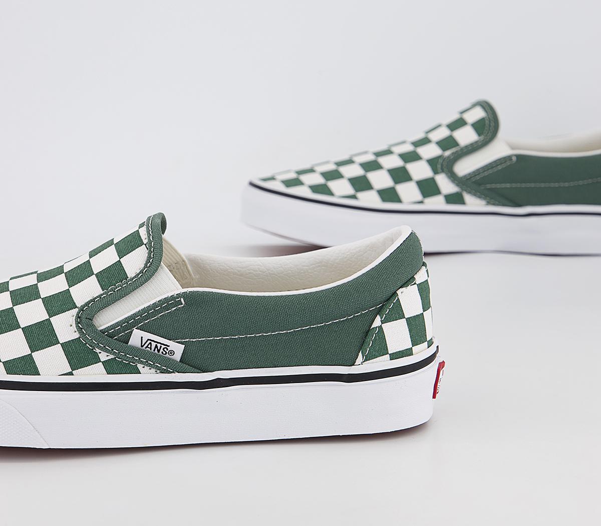 Vans Vans Classic Slip On Trainers Colour Theory Checkerboard Duck ...