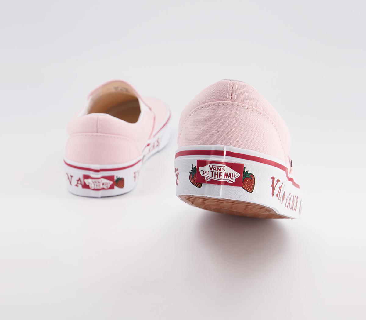Vans Vans Classic Slip On Trainers Vans Vans Classic Slip On Trainers Blushing Pink Strawberry