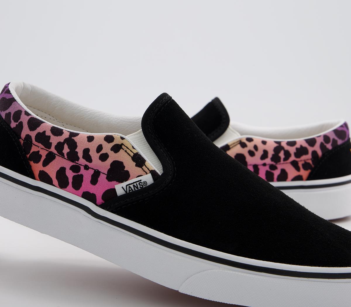 Vans Vans Classic Slip On Trainers Neon Animal Black Multi True