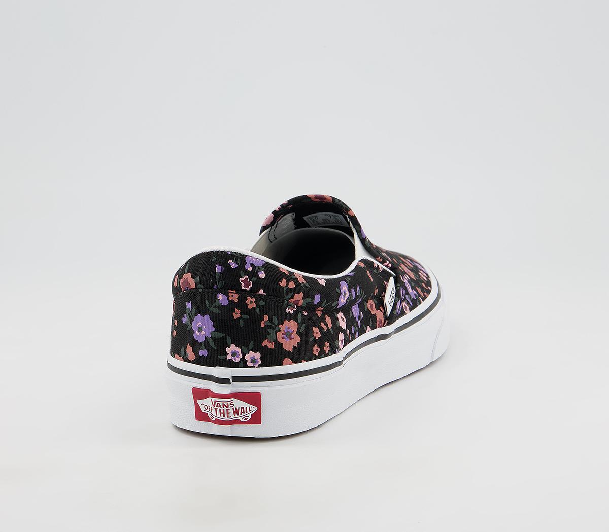 Vans Classic Slip On Trainers Vans Classic Slip On Trainers Floral Ditsy True White