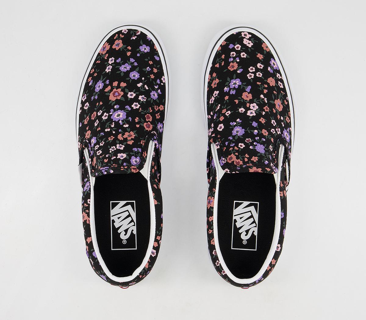 Vans Classic Slip On Trainers Vans Classic Slip On Trainers Floral Ditsy True White