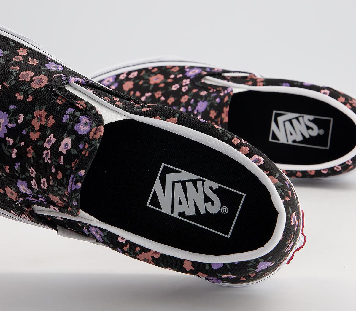 Vans Classic Slip On Trainers Vans Classic Slip On Trainers Floral Ditsy True White