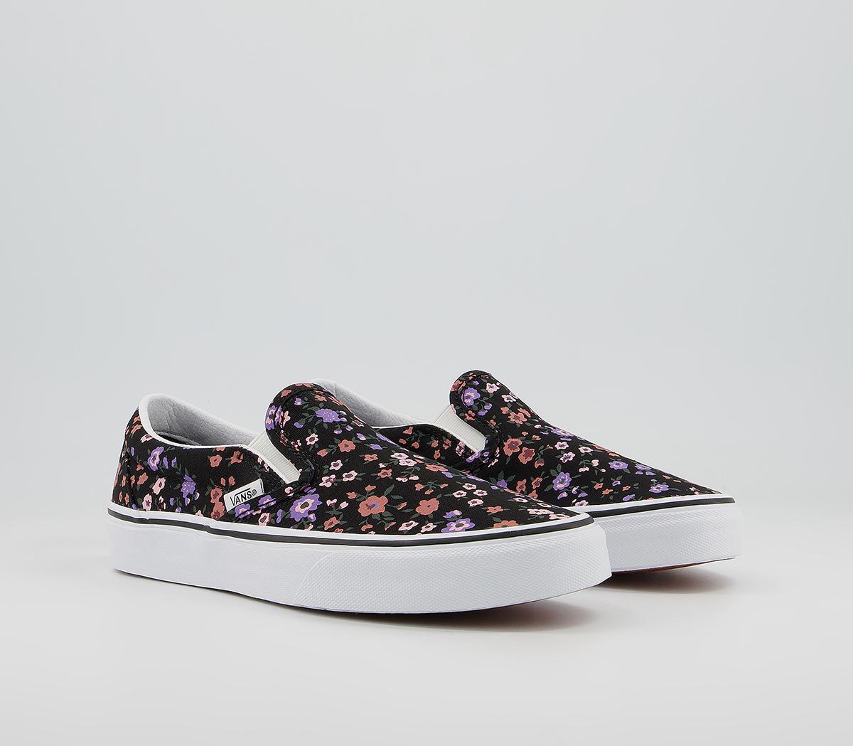 Vans Classic Slip On Trainers Vans Classic Slip On Trainers Floral Ditsy True White