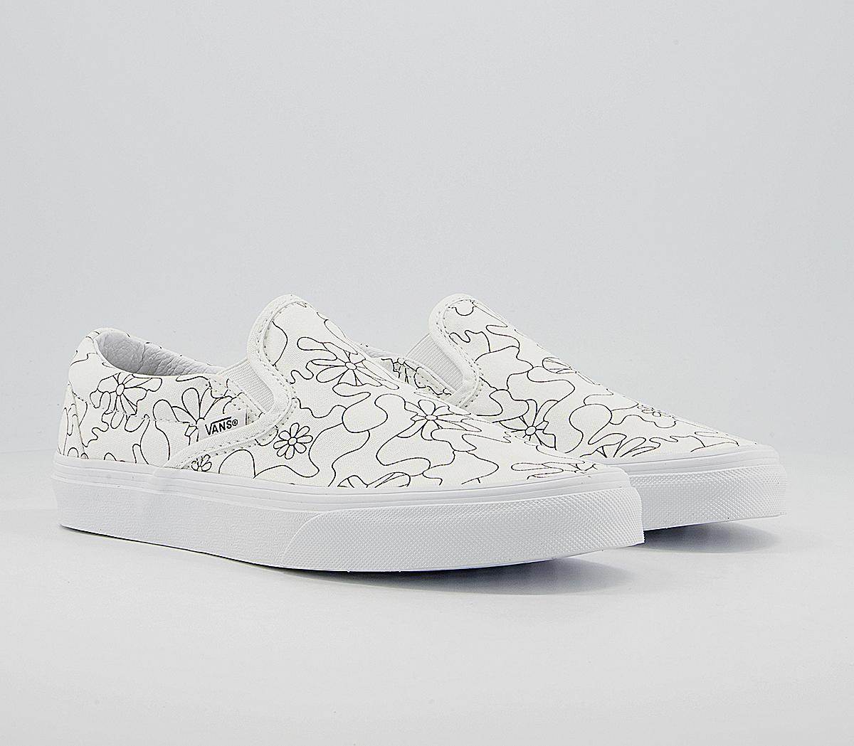 Vans Vans Classic Slip On Trainers Vans Vans Classic Slip On Trainers U Paint Camo Daisy