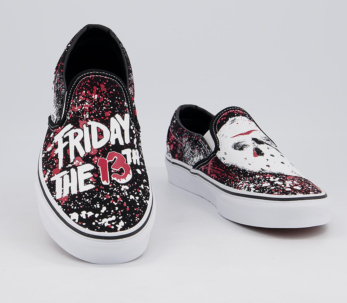 Vans Classic Slip On Trainers Vans Classic Slip On Trainers Friday 13th