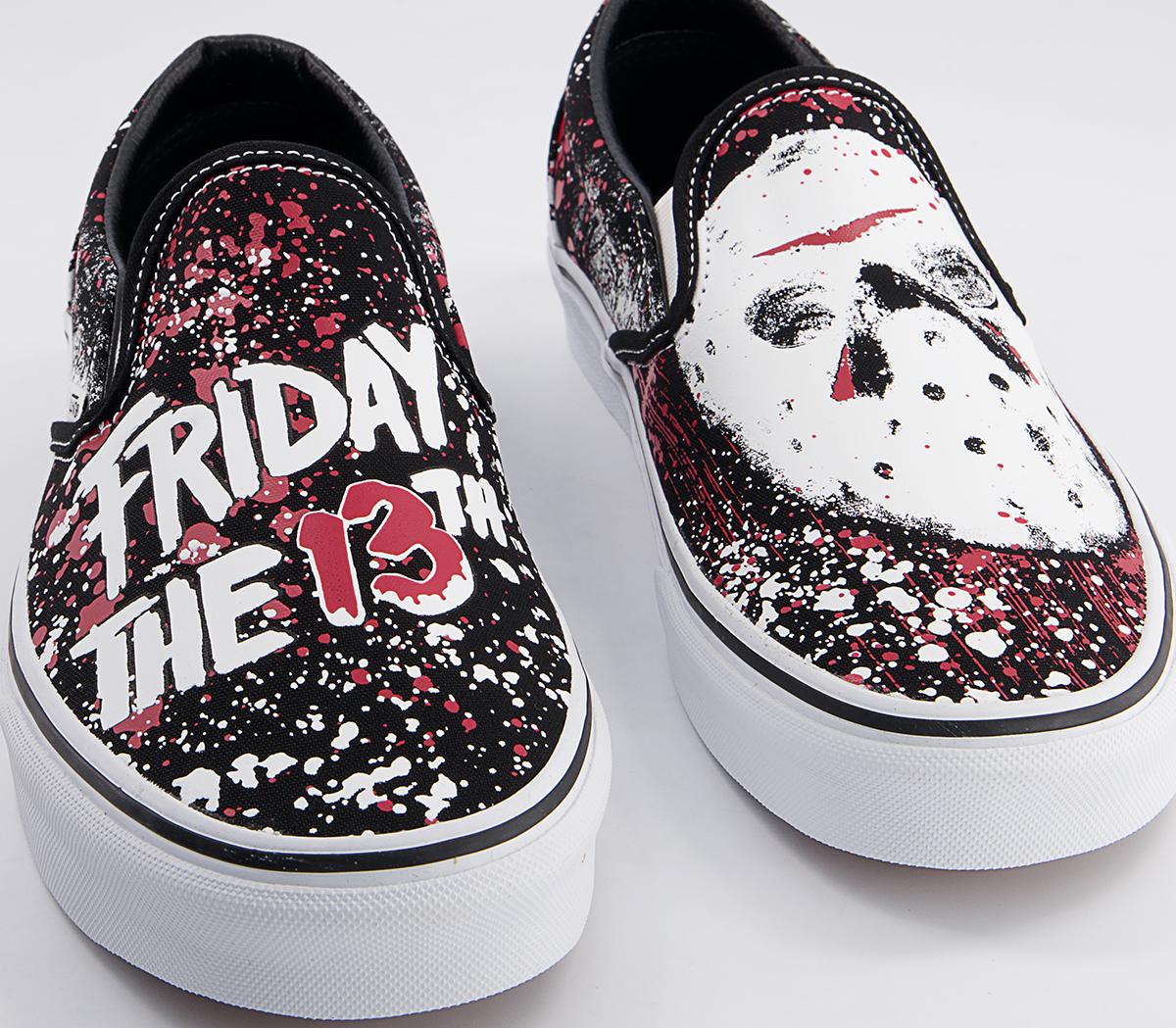 Vans Classic Slip On Trainers Vans Classic Slip On Trainers Friday 13th