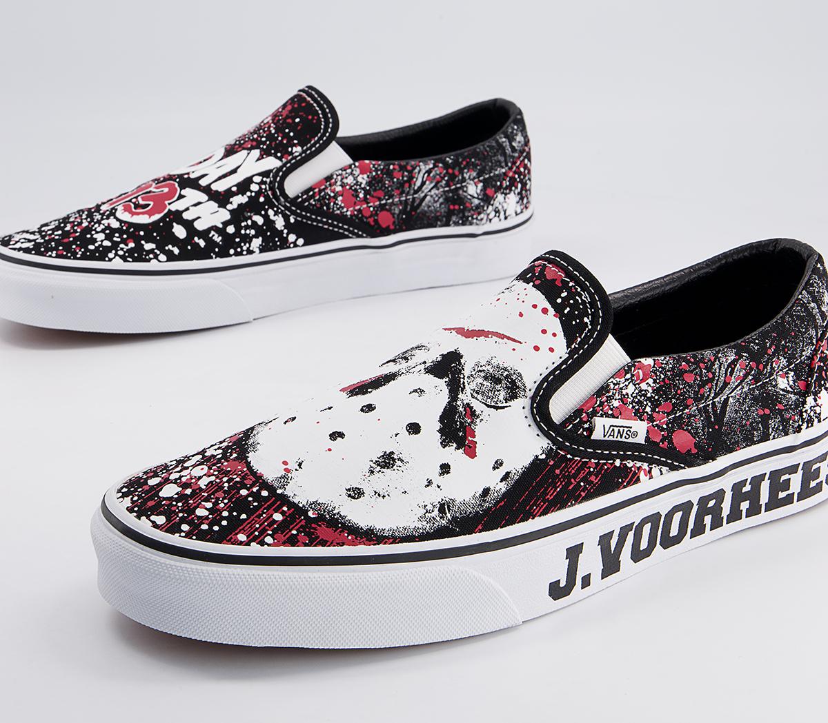 Vans Classic Slip On Trainers Vans Classic Slip On Trainers Friday 13th