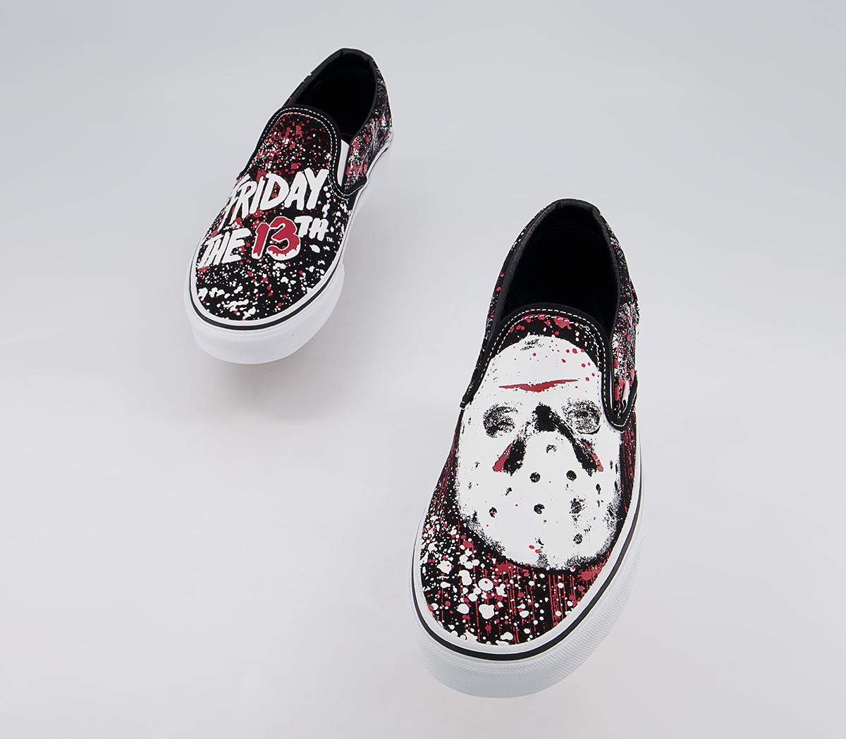 Vans Classic Slip On Trainers Vans Classic Slip On Trainers Friday 13th