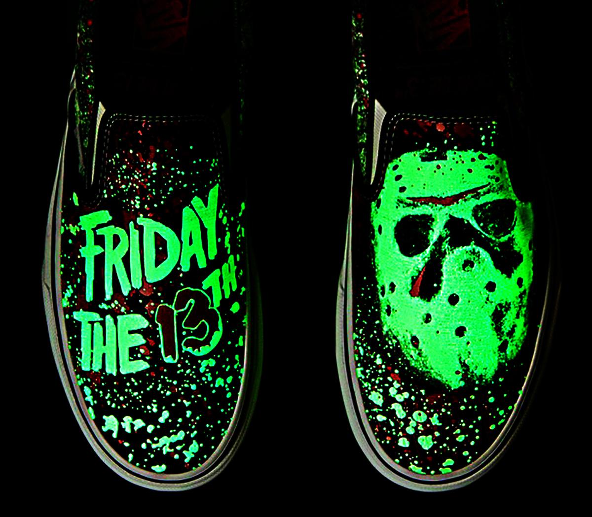 Vans Classic Slip On Trainers Vans Classic Slip On Trainers Friday 13th