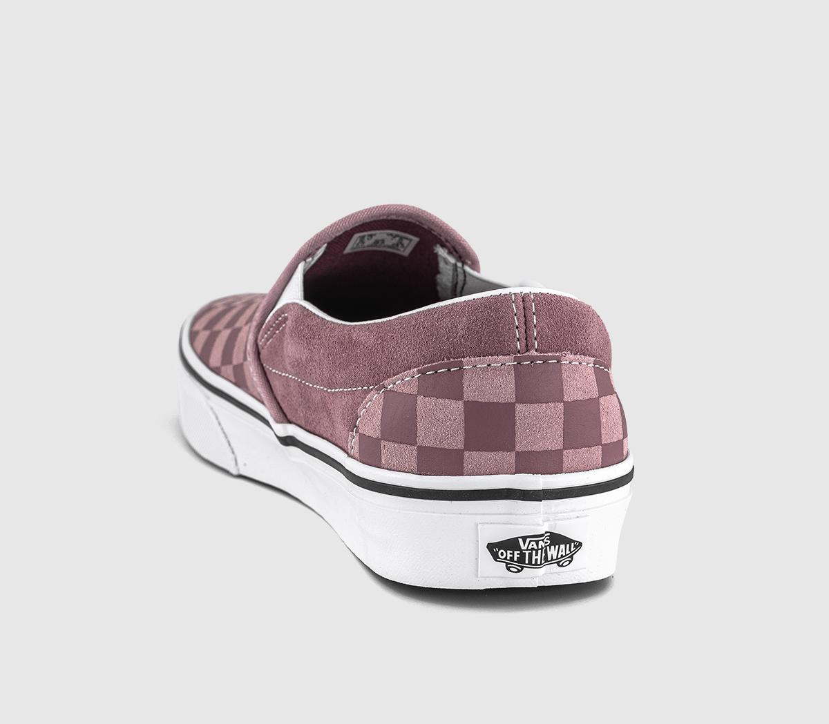 VansVans Classic Slip On TrainersCheckerboard Mauve