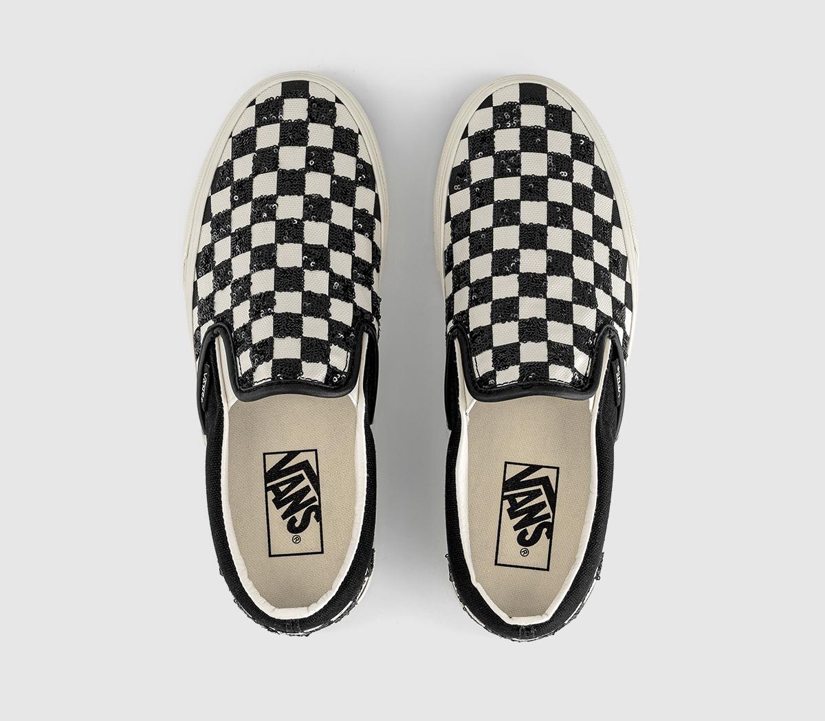 VansVans Classic Slip On TrainersBeaded Checkerboard