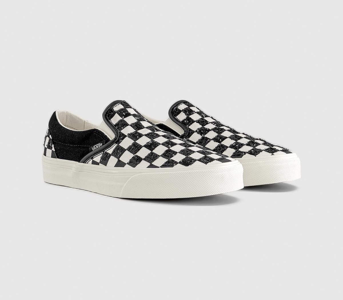 VansVans Classic Slip On TrainersBeaded Checkerboard