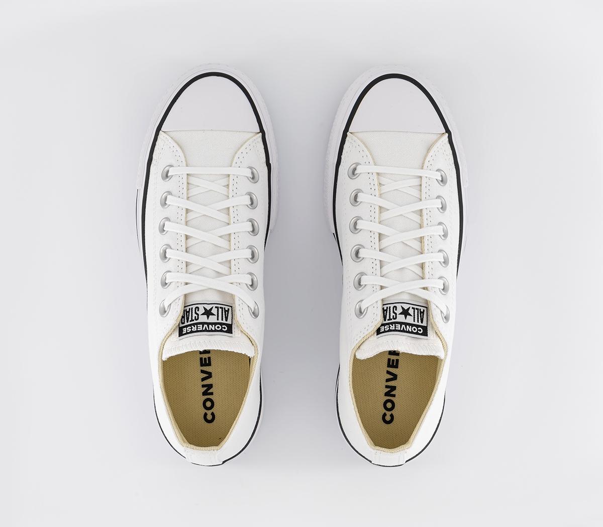 ConverseAll Star Low Platform TrainersWhite Black