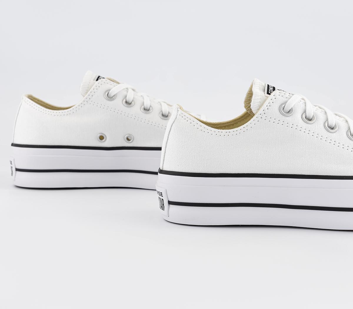 ConverseAll Star Low Platform TrainersWhite Black