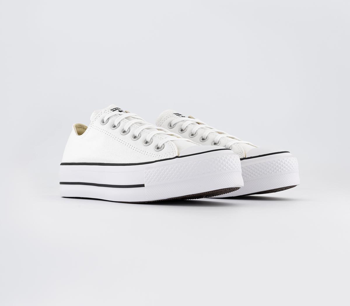 ConverseAll Star Low Platform TrainersWhite Black