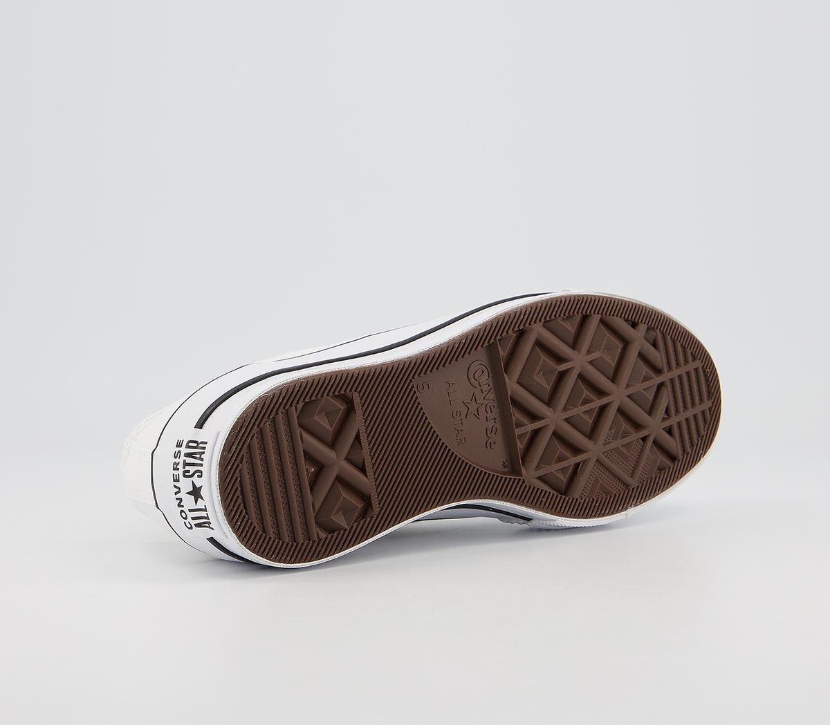 Converse All Star Low Platform Trainers Converse All Star Low Platform Trainers White Black