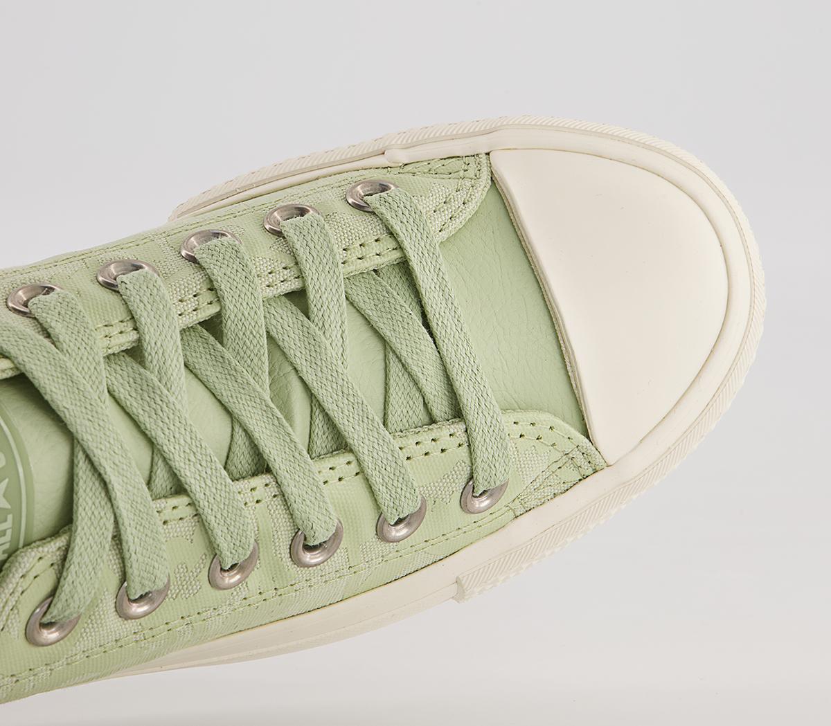 Converse All Star Low Lift Platform Trainers Converse All Star Low Lift Platform Trainers Olive Aura Egret Floral