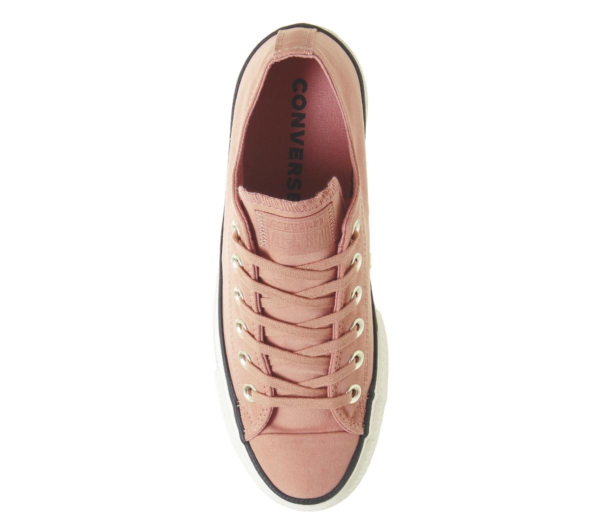 ConverseAll Star Low Platform TrainersPink Blush Black Egret Exclusive