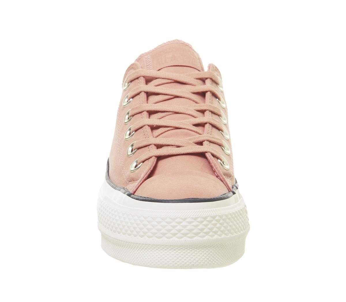 ConverseAll Star Low Platform TrainersPink Blush Black Egret Exclusive