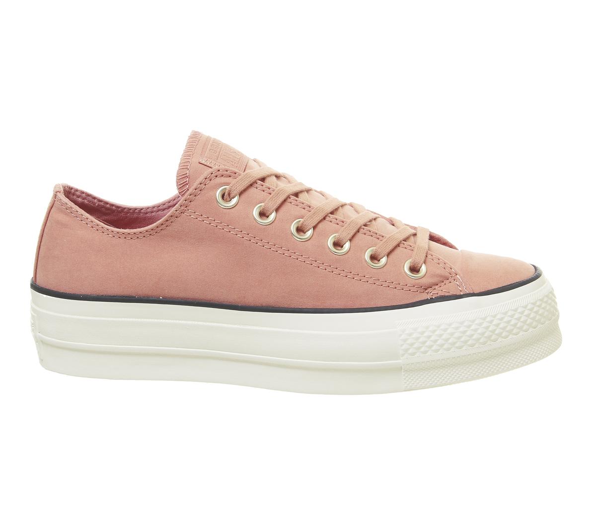 ConverseAll Star Low Platform TrainersPink Blush Black Egret Exclusive
