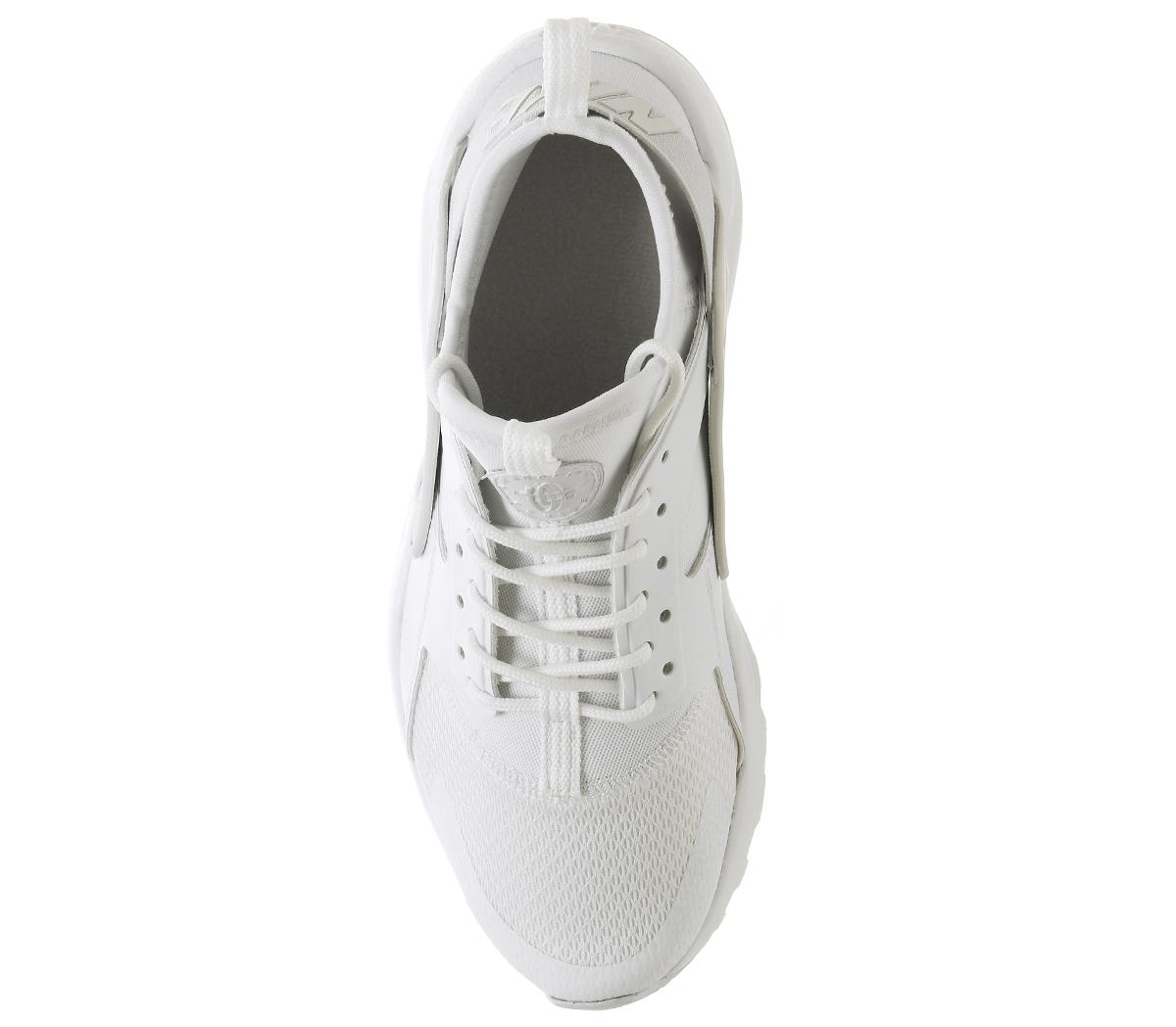 NikeHuarache Ultra Gs TrainersWhite White Vast Grey