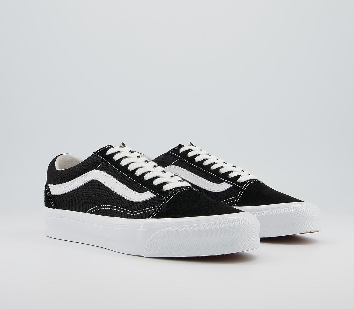 Vans Vault Og Old Skool Lx Trainers Vans Vault Og Old Skool Lx Trainers Black True White