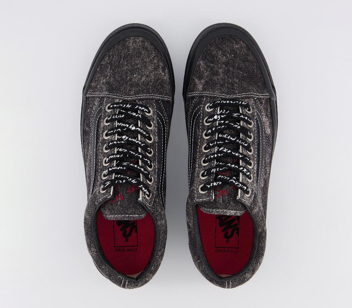 Vans VaultOg Old Skool Lx TrainersJg Acid Wash Denim