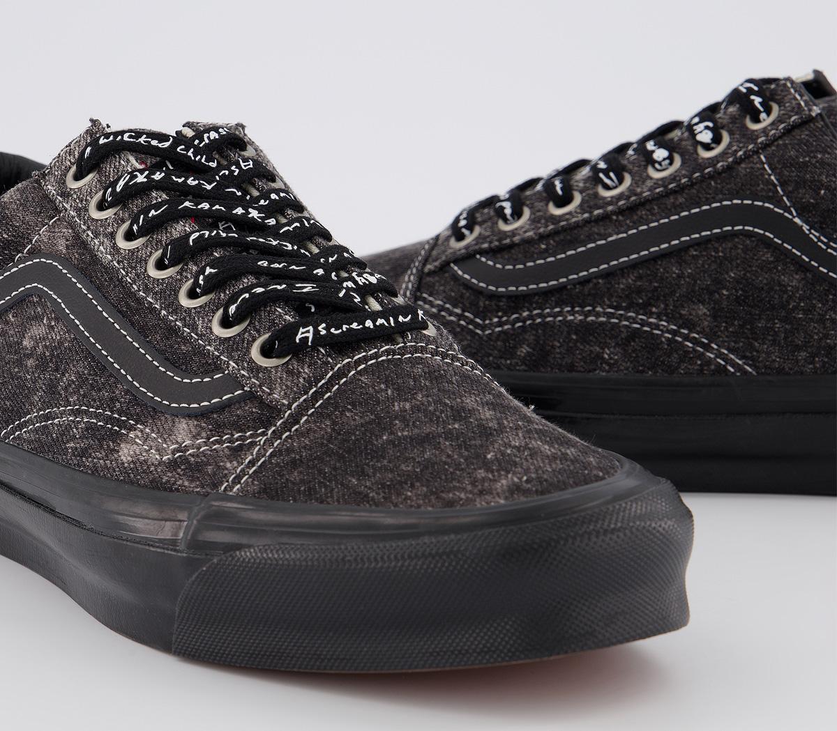 Vans VaultOg Old Skool Lx TrainersJg Acid Wash Denim