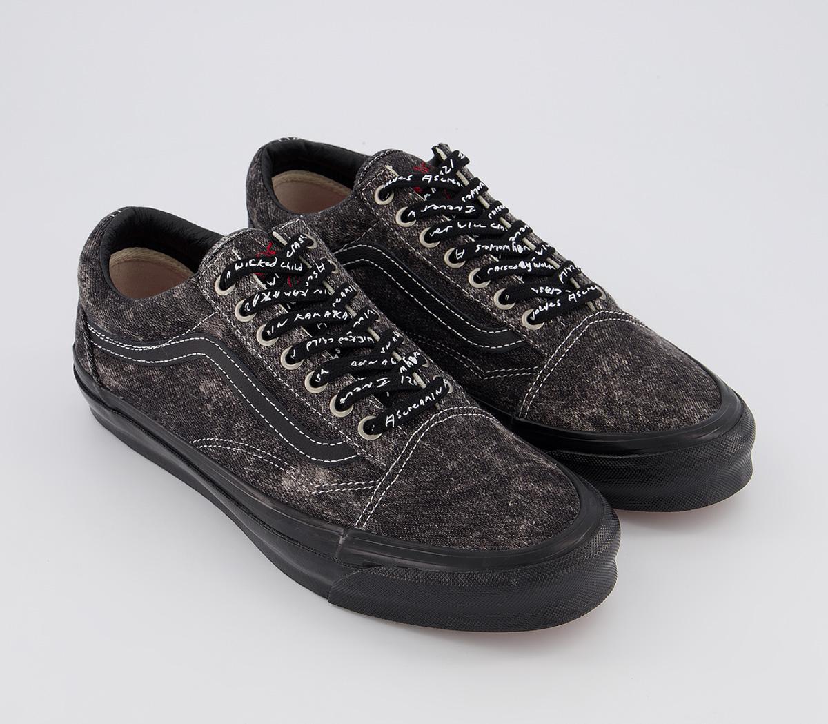Vans VaultOg Old Skool Lx TrainersJg Acid Wash Denim