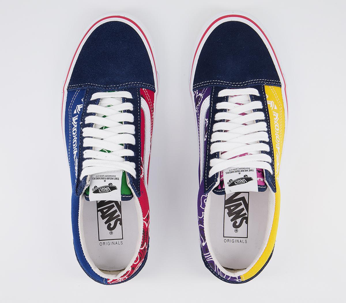 Vans Vault Og Old Skool Lx Trainers Vans Vault Og Old Skool Lx Trainers Bedwin Bandana Multi Blue