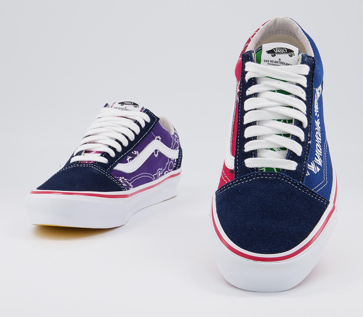 Vans Vault Og Old Skool Lx Trainers Vans Vault Og Old Skool Lx Trainers Bedwin Bandana Multi Blue