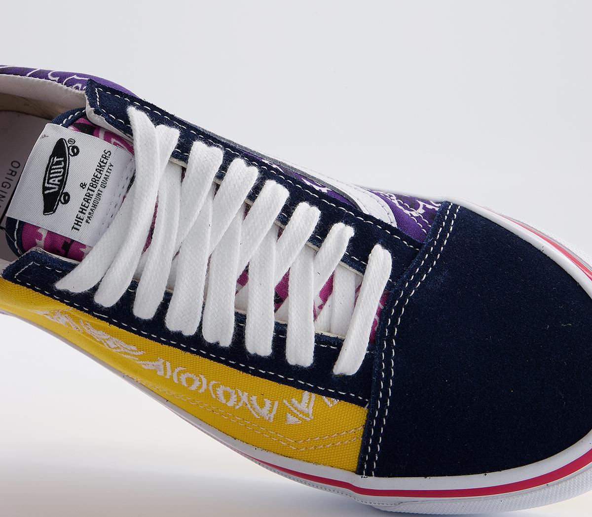 Vans Vault Og Old Skool Lx Trainers Vans Vault Og Old Skool Lx Trainers Bedwin Bandana Multi Blue