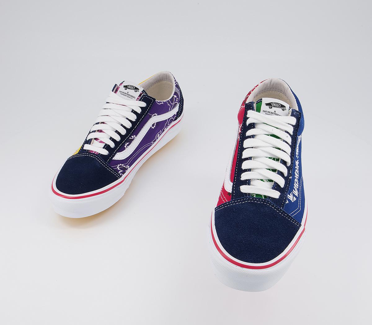 Vans Vault Og Old Skool Lx Trainers Vans Vault Og Old Skool Lx Trainers Bedwin Bandana Multi Blue