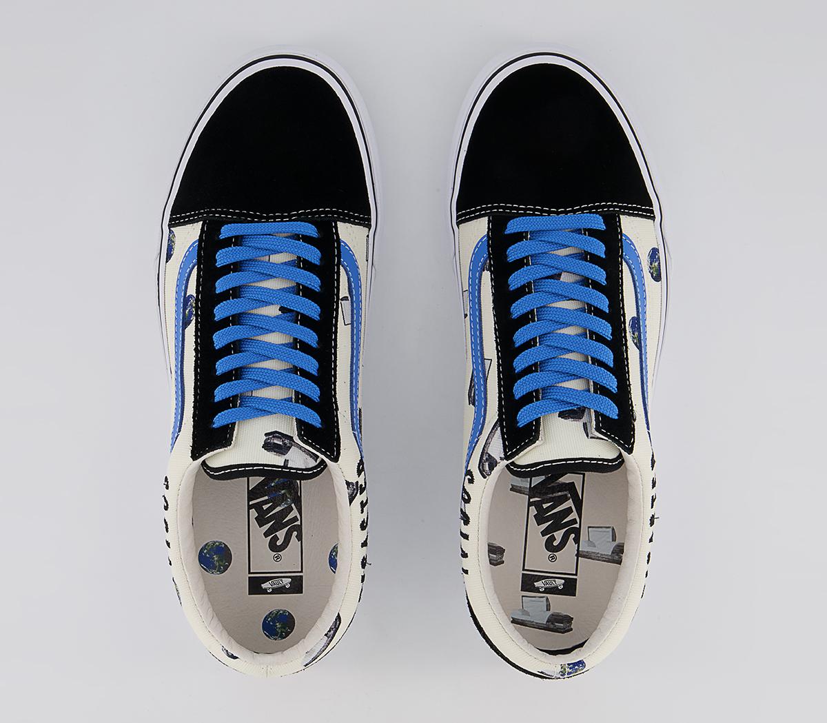 Vans Vault Og Old Skool Lx Trainers Vans Vault Og Old Skool Lx Trainers Cali Thornhill Black Blue