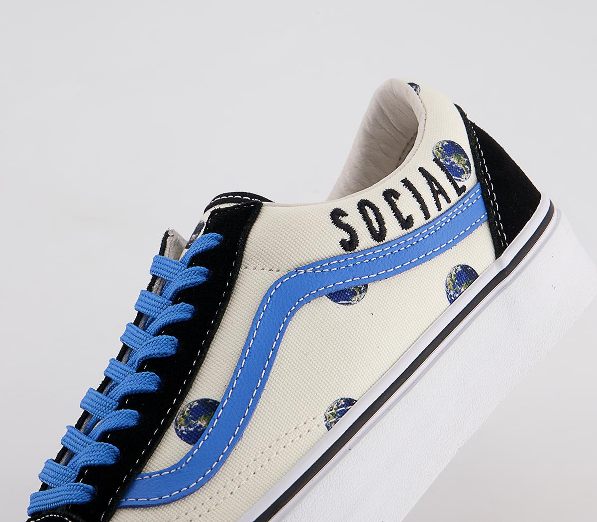 Vans Vault Og Old Skool Lx Trainers Vans Vault Og Old Skool Lx Trainers Cali Thornhill Black Blue