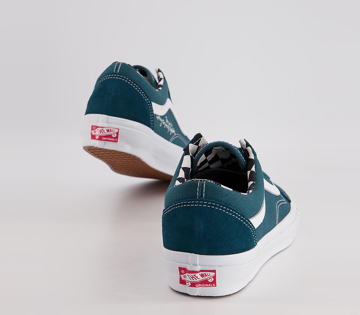 Vans Vault Og Old Skool Lx Trainers Vans Vault Og Old Skool Lx Trainers Ray Barbee Lieca Teal
