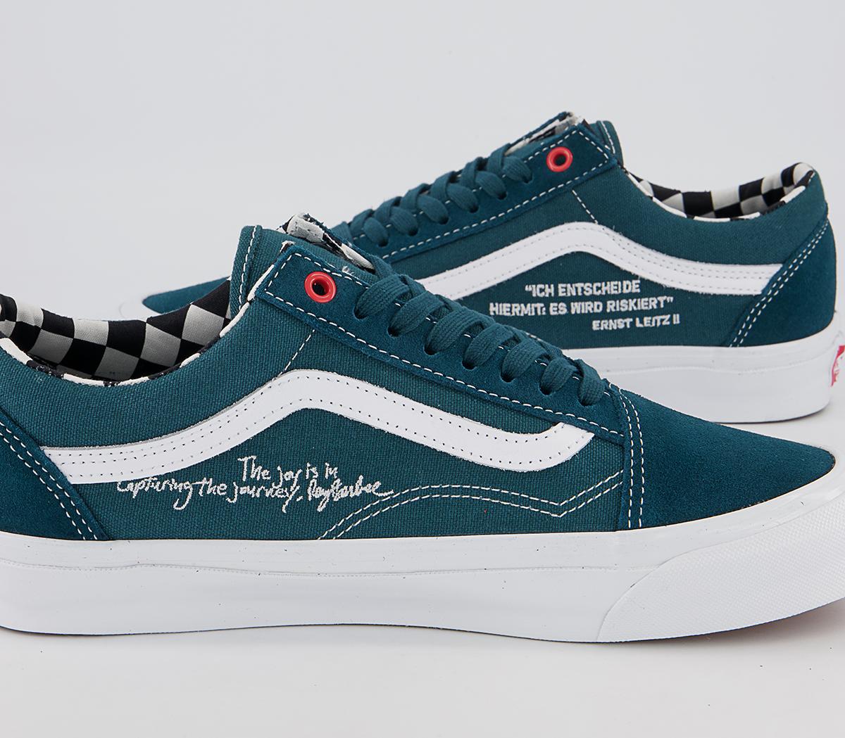 Vans Vault Og Old Skool Lx Trainers Vans Vault Og Old Skool Lx Trainers Ray Barbee Lieca Teal