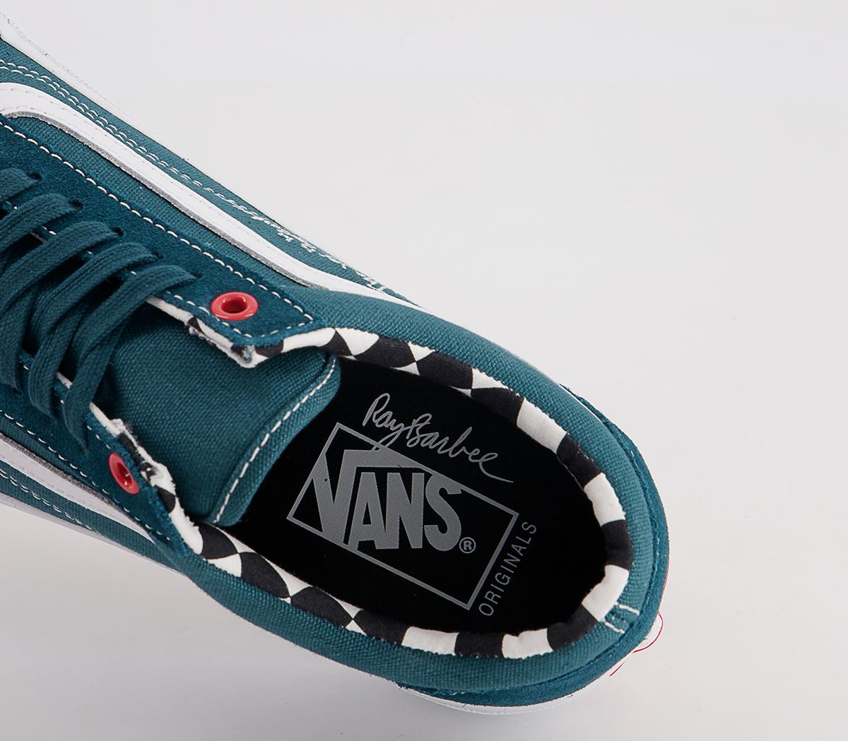 Vans Vault Og Old Skool Lx Trainers Vans Vault Og Old Skool Lx Trainers Ray Barbee Lieca Teal