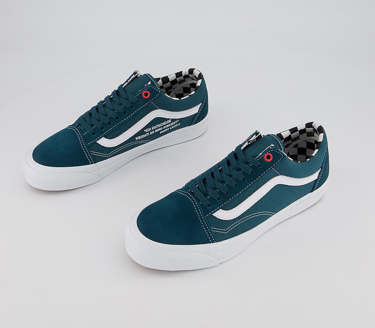 Vans Vault Og Old Skool Lx Trainers Vans Vault Og Old Skool Lx Trainers Ray Barbee Lieca Teal