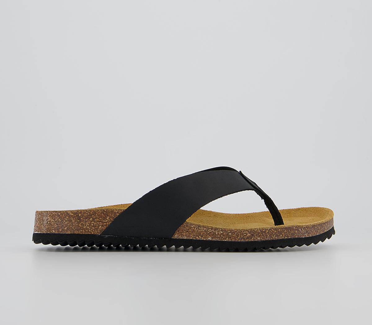 OFFICEDarwin Thong SandalsBlack