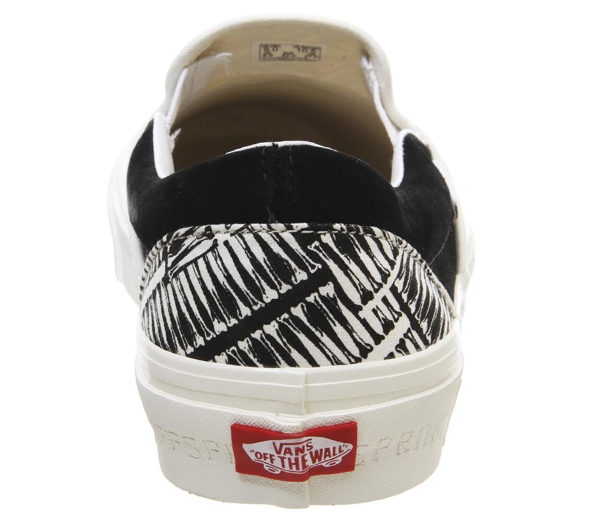 VansSlip On 98 ReissueMarshmellow Black Herring Bone Exclusive