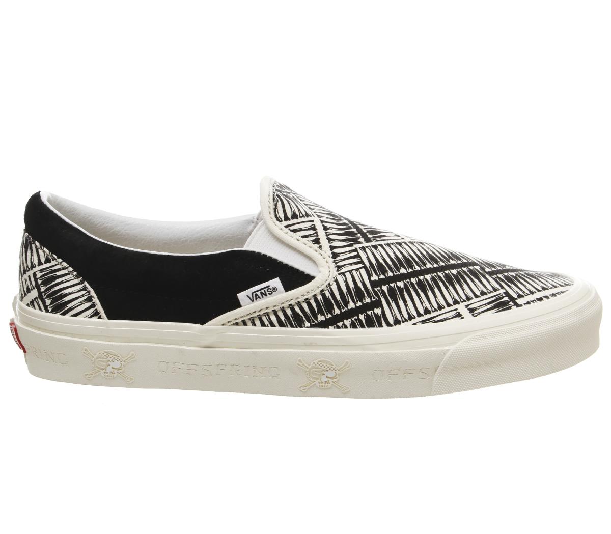 VansSlip On 98 ReissueMarshmellow Black Herring Bone Exclusive