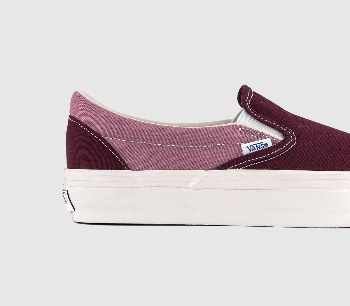 VansSlip On 98 Reissue Trainers VansSlip On 98 Reissue TrainersLx Bmx Maroon Pink